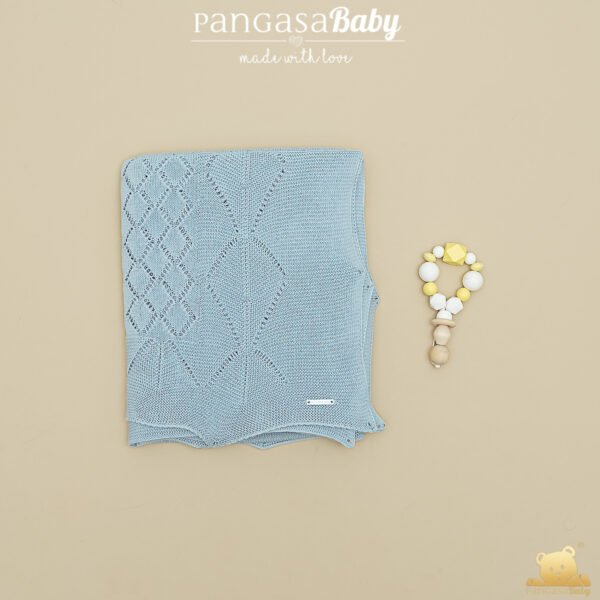Chal Puntas Celeste Bebé