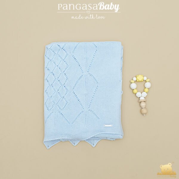 Chal Puntas Celeste Bebé