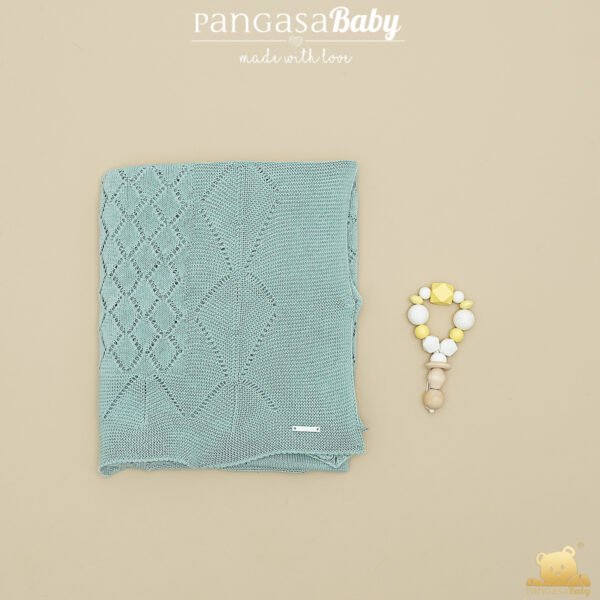 Chal Puntas Celeste Bebé