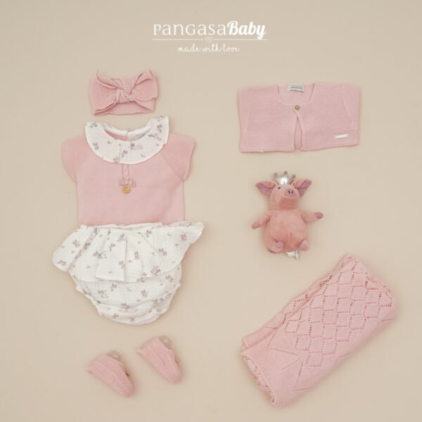 Conjunto 2 Piezas Conejos Cuello Bebé