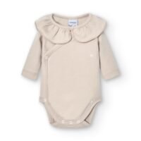 BODY DE BEBE CRUZADO CUELLO VOLANTE DE BABIDU