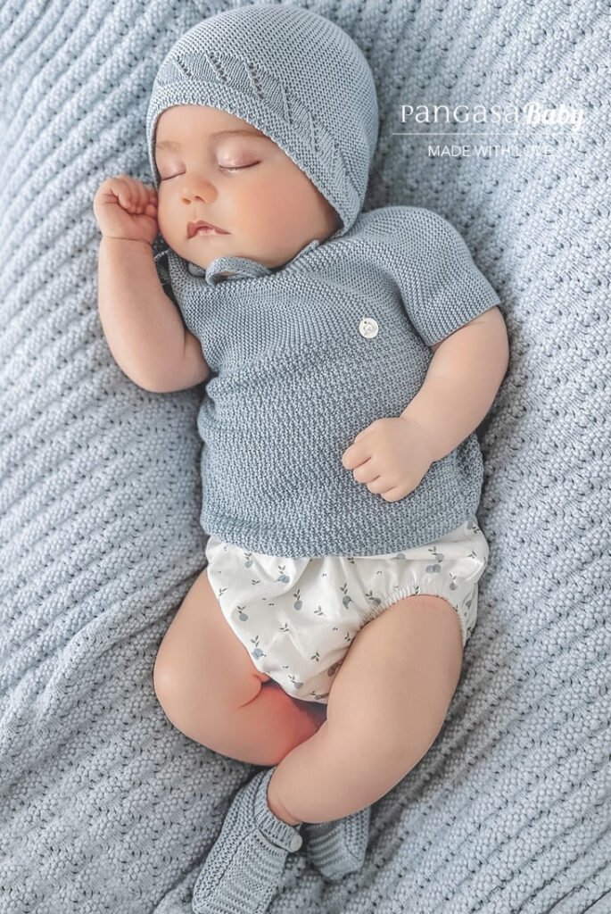 Body Bebé De Punto Bicolor