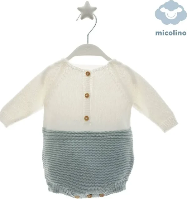 IMG_6714 Body Bebé De Punto Bicolor