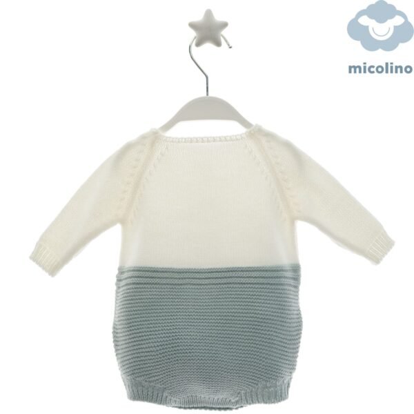 IMG_6715 Body Bebé De Punto Bicolor