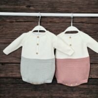 IMG_6716 Body Bebé De Punto Bicolor