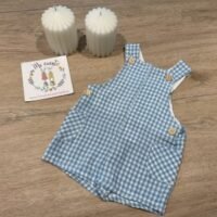 Peto Cuadros Celeste Y Blanco