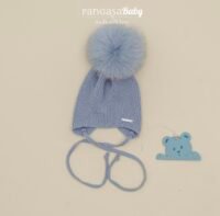 GORRO OREJERO POMPON SINTETICO