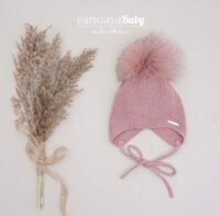 GORRO OREJERO POMPON SINTETICO