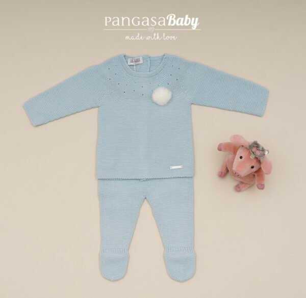 Conjunto Moceta Pompón Primera Puesta