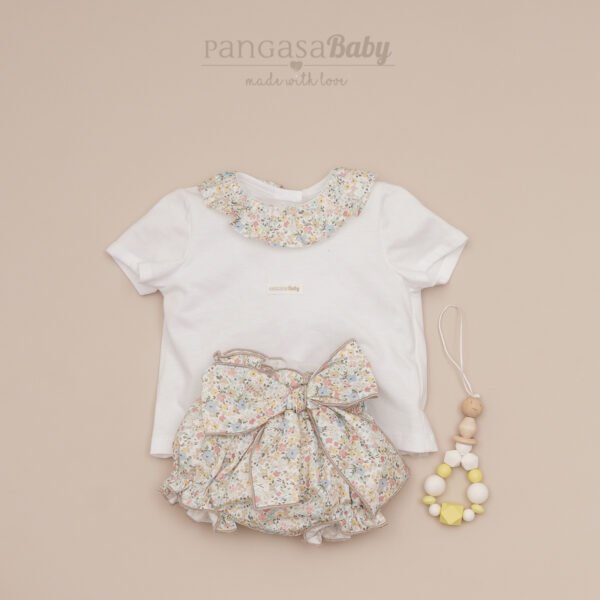 Conjunto Braguita Flores Pangasa