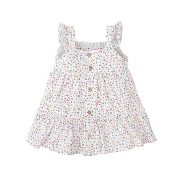 VESTIDO NIÑA FLORES DE BABIDU