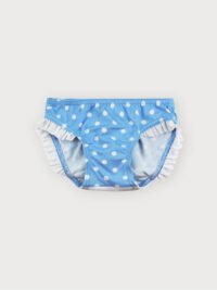 BRAGUITA DE NIÑA DE BAÑO DE LUNARES Y PATO DE SARDON