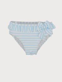 BRAGUITA DE BAÑO PARA NIÑA CON LAZO CELESTE DE SARDON