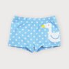 CONJUNTO CAMISETA Y BAÑADOR DE NIÑO CON LUNARES Y PATO DE SARDON