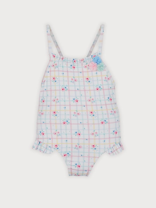 BAÑADOR NIÑA FLORAL DE SARDON