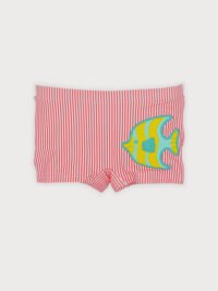 BAÑADOR DE NIÑO DE RAYAS Y PECES CORAL DE SARDON