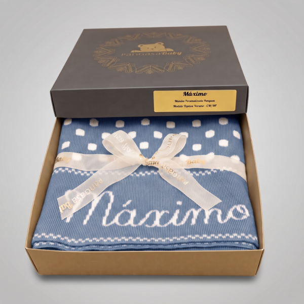 MANTA DE PUNTO PERSONALIZADA PANGASA