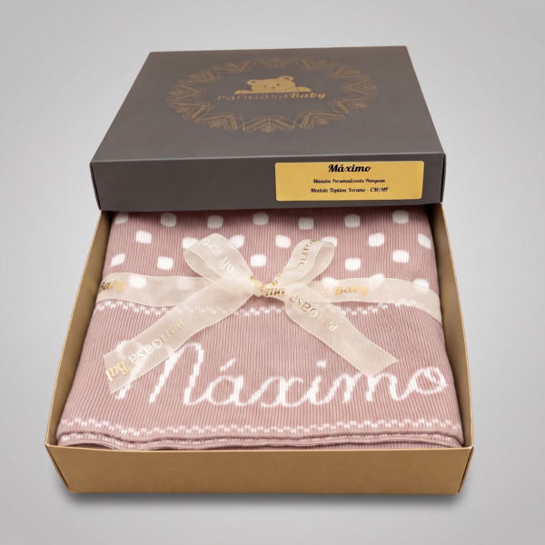 MANTA DE PUNTO PERSONALIZADA PANGASA