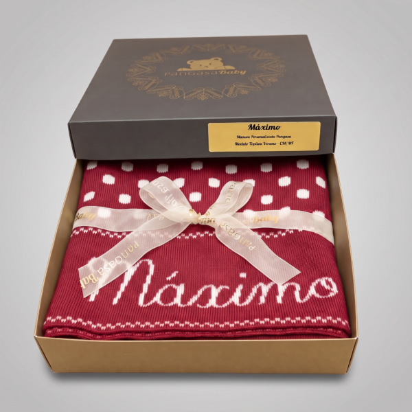 MANTA DE PUNTO PERSONALIZADA PANGASA