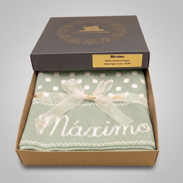 MANTA DE PUNTO PERSONALIZADA PANGASA