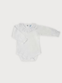 BODY VOLANTE VOILE BODY MANGA LARGA CUELLO VOLANTE DE SARDON